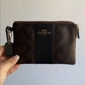Coach Double Zip Wallet